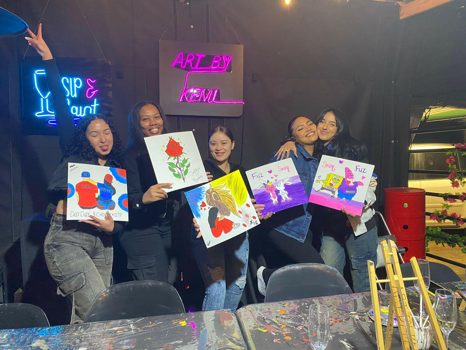 2 Hour RnB Sip and Paint Session.
